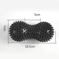 thumbnail image 2 of de de Pies con Rodillo de Maní para Liberación Miofascial de Tejido Muscular 16.5x7x5cm - Negro shamjiam bola de masaje puntiaguda, 2 of 6