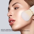 thumbnail image 3 of Saluaqui Brocha Retráctil Para Maquillaje En Polvo, Brocha Para Base, Brocha Portátil Para Colorete Facial Con Tapa, Brocha Para Base En Polvo De Viaje, Para Polvo Prensado,, 3 of 7