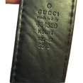 thumbnail image 5 of Gu-cci Double GG Marmot Belt Black 105-42., 5 of 5