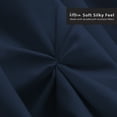 thumbnail image 5 of Nestl 14" Tailored Pinch Pleated Bed Skirt - Hotel Luxury Double Brushed Microfiber Pintuck Decorative Dust Ruffle, California King, Navy, 5 of 9