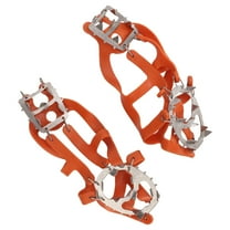 Kieccall 18-Stud Anti-Slip Crampons - Ice-Proof Shoe Spikes Grippers for Winter Outdoor Hiking Skiing Traction