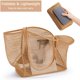thumbnail image 3 of Bolsa de malla portátil, bolsas de almacenamiento para niños, bolsa de playa para natación, toallas, bolsa de maquillaje para mujeres, color blanco, 3 of 5
