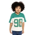 thumbnail image 2 of Wonder Nation Toddler Boys Graphic Football Jersey Top with Short Sleeves, Sizes 12M-5T, 2 of 5