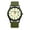Green, variant on Military Watch for Men: Sport Textile Nylon Strap Stylish Watch Luminous Fashion Watches Analog Display Quartz Waterproof Casual Wristwatch