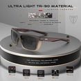 thumbnail image 2 of Gafas de sol deportivas polarizadas ATTCL TR90 con montura cuadrada para hombre, 2 of 7