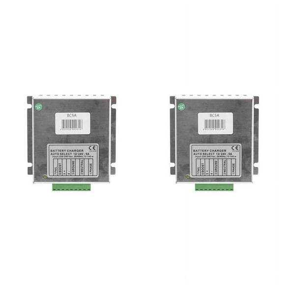 2X BC5A 12V/24V Generator Auto Intelligent Battery Charger Module Float Chargers Circuit Design Adapter Generator Parts