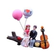 thumbnail image 2 of Decoraciones para el tablero del automóvil, figuras de acción, decoración del automóvil, para regalo recién casados bifurcados, 2 of 9