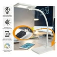 thumbnail image 2 of Newhouse Lighting LED Full Feature Desk Lamp with Dimming, Color Change Option and USB Port for Device Charging, White, 2 of 7