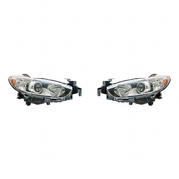 CarLights360: For 2014 2015 2016 Mazda 6 Headlight Assembly Driver and Passenger Side DOT Certified w/Bulbs | MA2518160 MA2519160