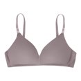 thumbnail image 4 of Bras for Women,Comfortable Triangle Cup Bra with Adjustable Straps for Everyday Casual Wear,Sports Bras for Women,Grey,36, 4 of 4