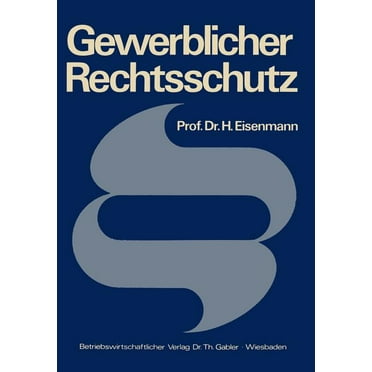 Gewerblicher Rechtsschutz (Paperback)