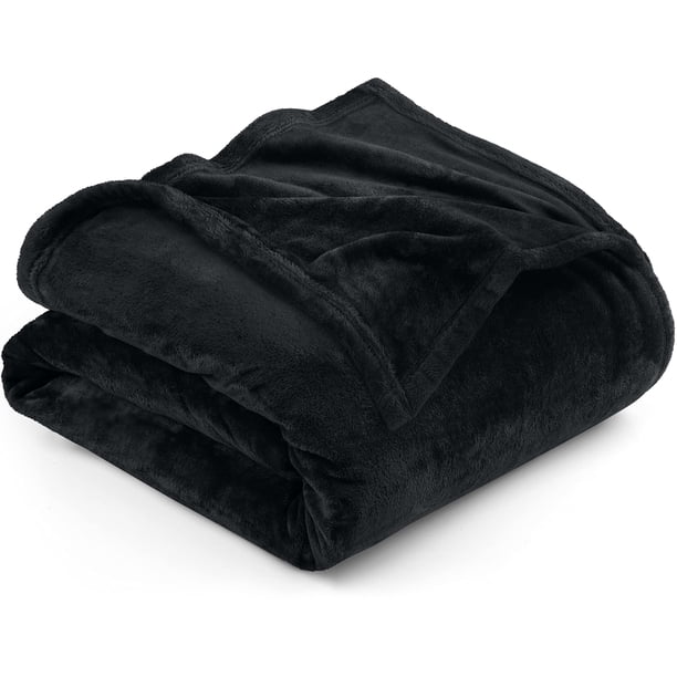 Cama polar Blanket Utopia, tamaño king, color negro, 300 g/m², microfibra