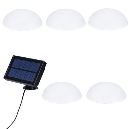 

Solar Powered Hemisphere Ground Lawn Light String Outdoor Lamp Lawn Lamp