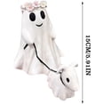thumbnail image 3 of Decoraciones de Halloween XINYU figura de perro fantasma caminando sobre la mesa esculturas de resina, 3 of 8