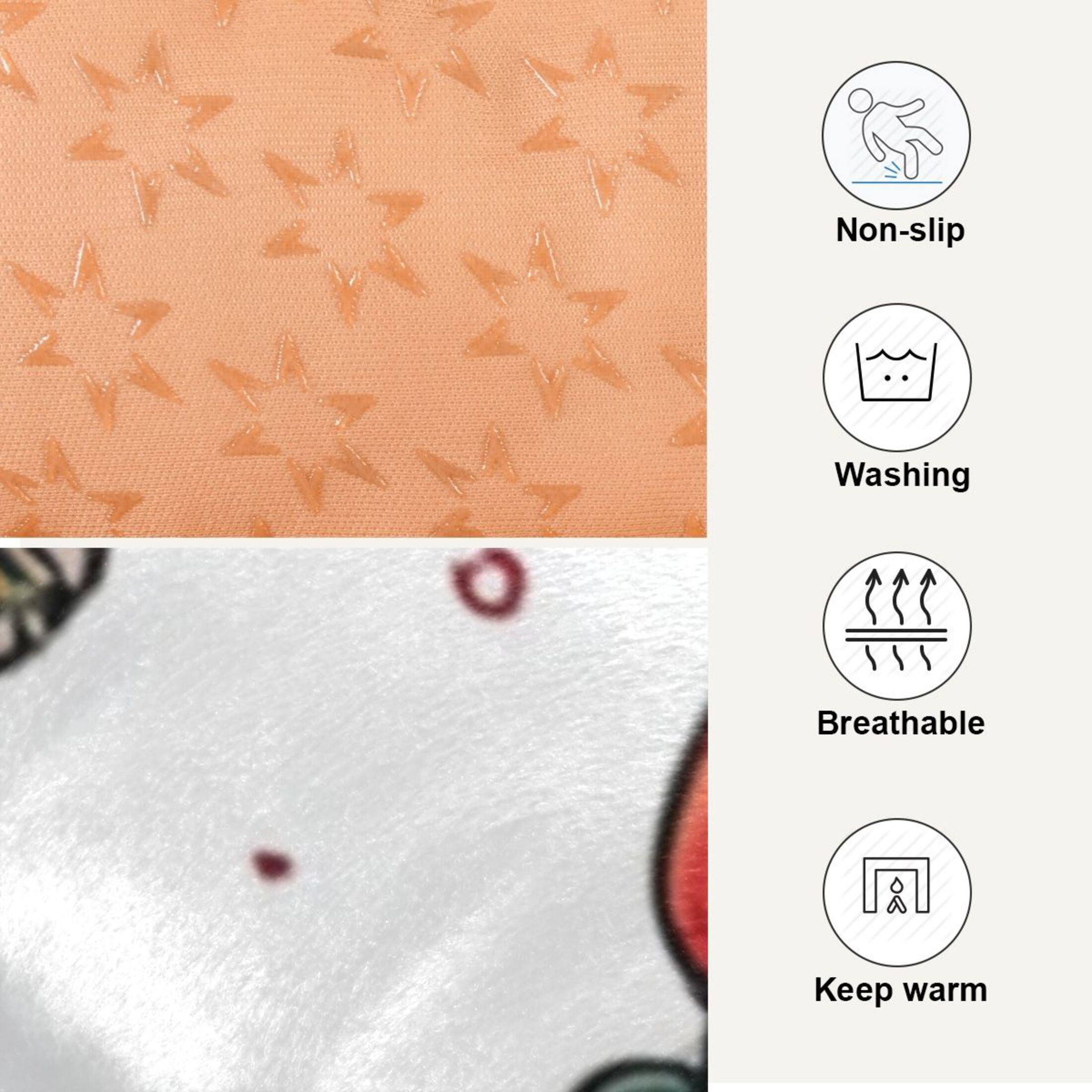Cozy Mat Pet Bed Indoor Outdoor Warm Soft For Cat Dog Puppy(S/M) Bear Snowmen Polka Dots