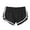 Black, variant on Shorts for Women Elastic Waist Solid Color Summer Home Pajama High Waist Three Point Yoga Beach Candy Color Sports Workout Shorts