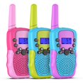 thumbnail image 1 of Walkie Talkies Selieve, paquete de 3, para niños de 3 a 12 años con un alcance de 3 km., 1 of 8