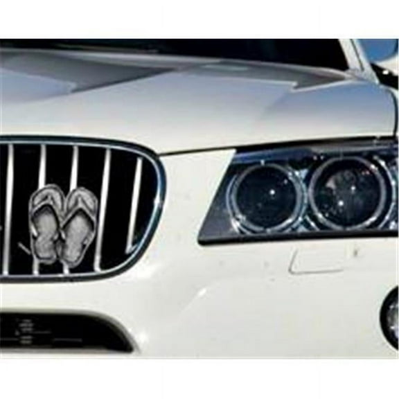 Flip Flops Antique Nickel Ornament, 4.5 x 3.75 in.