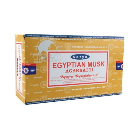 15g Incense - 15g Egyptian Musk Sai Baba Incense - 12 Pack..., By Satya Ship from US