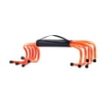 thumbnail image 3 of DYNWAVECA 5 Pieces Speed Training Hurdles Physical Training Obstacles Practical Lightweight Multi-sport Training Aid for Indoor Outdoor Orange, 3 of 10