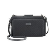 Vera Bradley Black Zip Around Wallet