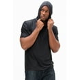 thumbnail image 6 of DEVOPS 3 Pack Men's Hoodie Short Sleeve Fishing Hiking Running Workout T-shirts (Large, Black/Charcoal/Gray), 6 of 7