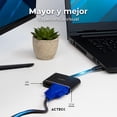 thumbnail image 4 of Adaptador Convertidor Acteck SHIFT PLUS AV420 USB Tipo C a HDMI + VGA Negro AC-934657, 4 of 6