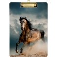thumbnail image 1 of FMSHPON Horse Clipboard Hardboard Wood Nursing Clip Board and Pull for Standard A4 Letter 13x9 inches, 1 of 5