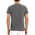 thumbnail image 6 of Vicojack Men's Henley T-Shirts 3-Button Placket Short Sleeve Plain Casual Summer Tee, Pack of 2 (M-XXL), 6 of 8