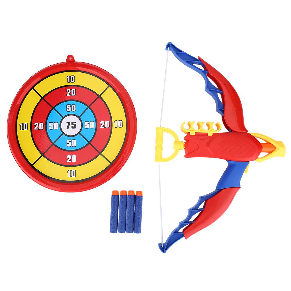 Mgaxyff Kids Bow Target,Children Toy Archery Set Plastic Bow EVA Soft