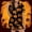 Black, variant on Halloween Pajamas Halloween Satin Print Button Short Sleeve Pajamas for Women Set