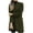 Army Green, variant on Fashion Women Wool Coat Trench Jacket Ladies Warm Long Overcoat Outwear Dark Gray XL
