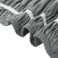 thumbnail image 4 of PiccoCasa Polyester Wrap Around Dust Ruffle Bed Skirt 15" Drop for Twin Size Bed, Gray, 4 of 6