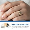 thumbnail image 4 of HLONK Invisible Ring Size Adjuster  Silicone Ring Guard for Loose Rings, 4 of 7