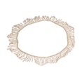 thumbnail image 2 of Rhinestone Fringe TrimRhinestone Fringe 1 Yard Pearl Rhinestone Tassel Rhinestone Fringe Custom Engineered, 2 of 8
