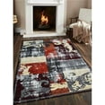 thumbnail image 1 of Get My Rugs M00041M0000A4 4 x 6 Pi Machine Tissé Polypropylène Zone Tapis&44; Floral Turc - Multi, 1 of 1