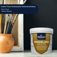 thumbnail image 3 of Bluebird Professional Thick Modeling Paste 571ML / 28.2Oz - High Density, Acrylic Medium - for Texture and Thickness, Dimension Additive (White, 28.2 Oz / 800GM), 3 of 5