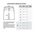 thumbnail image 6 of 4-Pack: Women's 7" Mesh Quick-Dry Bermuda Active Athletic Long Shorts with Pockets (Available in Plus Size), 6 of 6