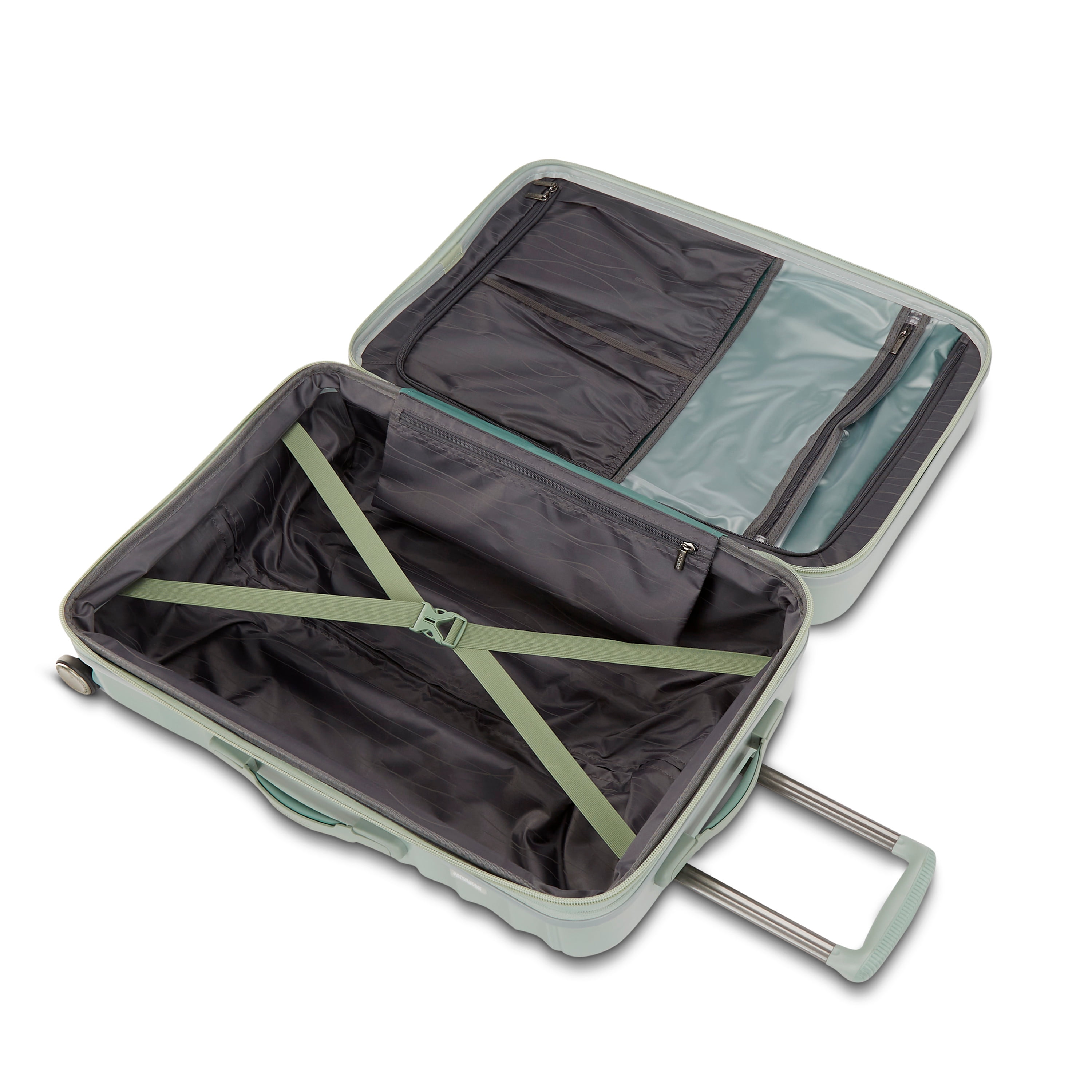 American Tourister Cascade 24" Hardside Medium Checked Upright Spinner Luggage