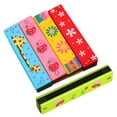 thumbnail image 2 of Enfants Cartoon Bois 16 Trous Harmonica Bois Harmonica Fun Harmonica Jouet Amusement Double Rangée Musicale Tôt Enfants Éducatifs Jouet Couleur Aléatoire, 2 of 9