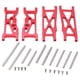 thumbnail image 1 of Brazos De Suspensión RC, Brazos Traseros Delanteros RC Antideformación De Repuesto Para Camión De Recorrido Corto 1/10 RC Para LOSI 22S SCT Cergrey Rojo, 1 of 8