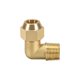 thumbnail image 4 of Conector de tubo de compresión de latón Uxcell, codo de 90 grados, G3/8 macho x 10mm OD de tubo con conector acampanado 2 piezas, 4 of 4