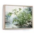 thumbnail image 2 of Designart "Bamboo Serenity China Art painting" China Art Floater Framed Canvas Print, 2 of 7