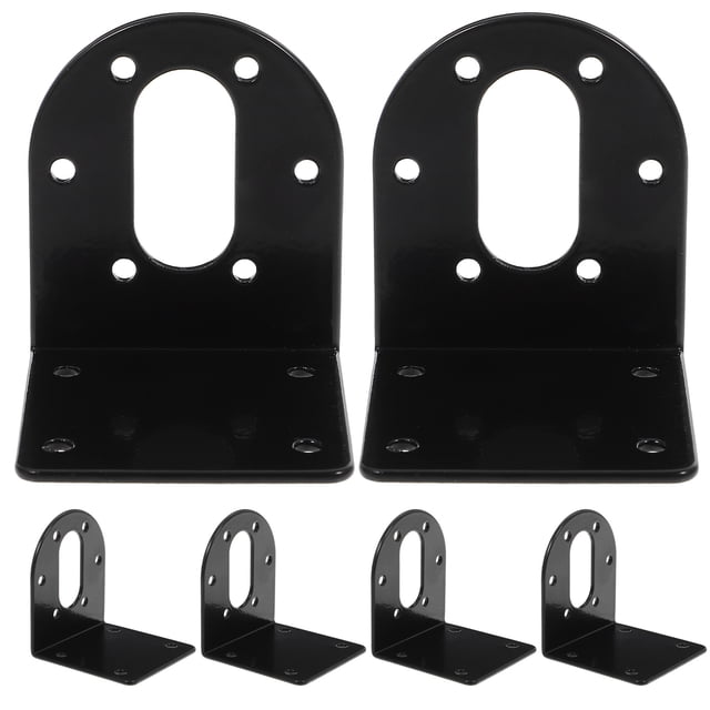 MasteelfCA 6pcs Gear Motor Mounting Bracket Motor Bracket Base Motor L Shaped Bracket