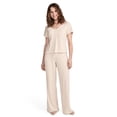 thumbnail image 4 of Jockey Haut à Manches Courtes Texturé Doux et Luxueux pour Femmes, 4 of 5