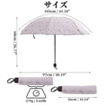 thumbnail image 2 of Unique Bargains Portable Manual Open Close Rain Umbrella Pink, 2 of 6
