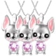 thumbnail image 1 of Cadenas y Dijes para Dama High Monaco DogNeck01 3Pzas Chihuahua Corazón Plata/Rosa Metal, 1 of 3