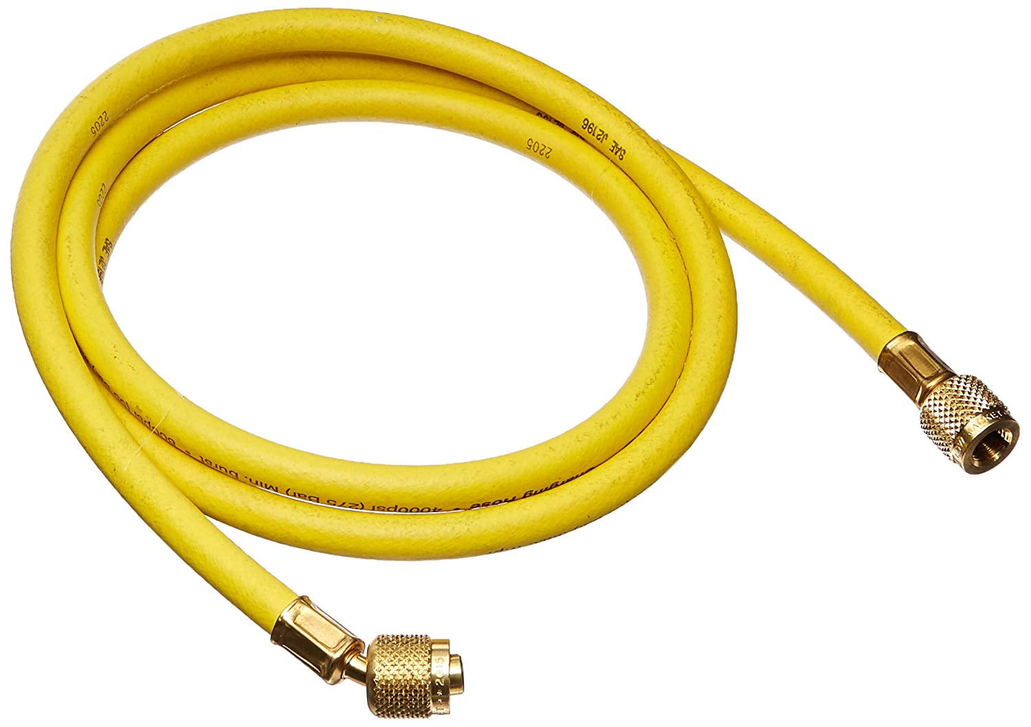 21060 Plus II Hose Standard 1/4" Flare Fittings, 60", Yellow By Yellow