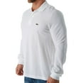 thumbnail image 2 of Men’s Classic Fit Long-Sleeve L.12.12 Polo Shirt Color: 166 - Navy Blue Size: XL, 2 of 4