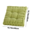 thumbnail image 3 of Mlkoz Kitchen Chair Pads Clearance, Chair Cushion Solid Color at Cushion Thickened Soft Corduroy Cotton Filled Chair Cushion Suitable For Kitchen Dining Chair Patio Cushion, Men Gifts, 3 of 6